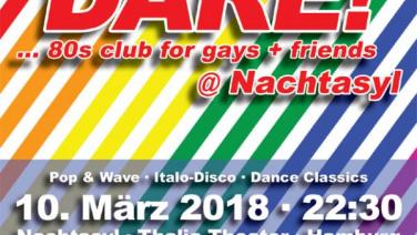 DARE! @ Nachtasyl, Thalia Theater, 80er, 80s, 80th, gay, Pop, Wave, Italo Disco, Dance Classics, Hamburg