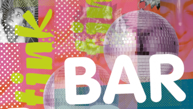 collage aus Film Stills, dem Logo und in großen Buchstaben: Bar