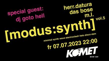 Modus Synth 5 mit Gast Go to hell