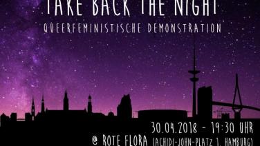 Flyer Take Back The Night 2018